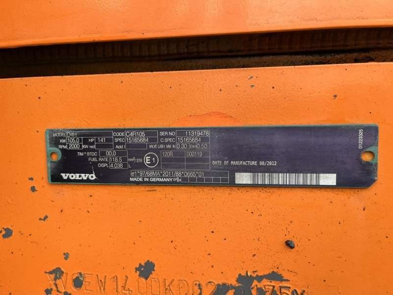 VOLVO EW140D + ROTOTILT