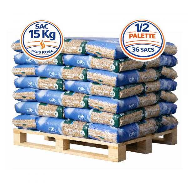  Demi Palette 36 Sacs 15 Kg - EO2