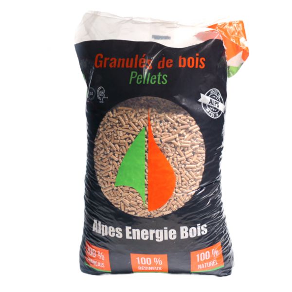  Sac de granulés 15kg – ALPES ENERGIE BOIS
